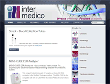 Tablet Screenshot of inter-medico.com